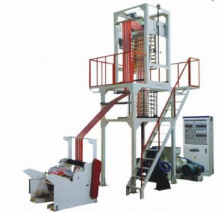 blown film extrusion kantong plastik kresek 2 warna